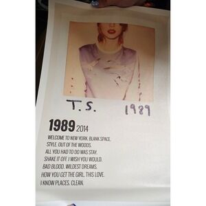 1989 by‎ Taylor Swift Canvas Unframed 12x18 qty 3